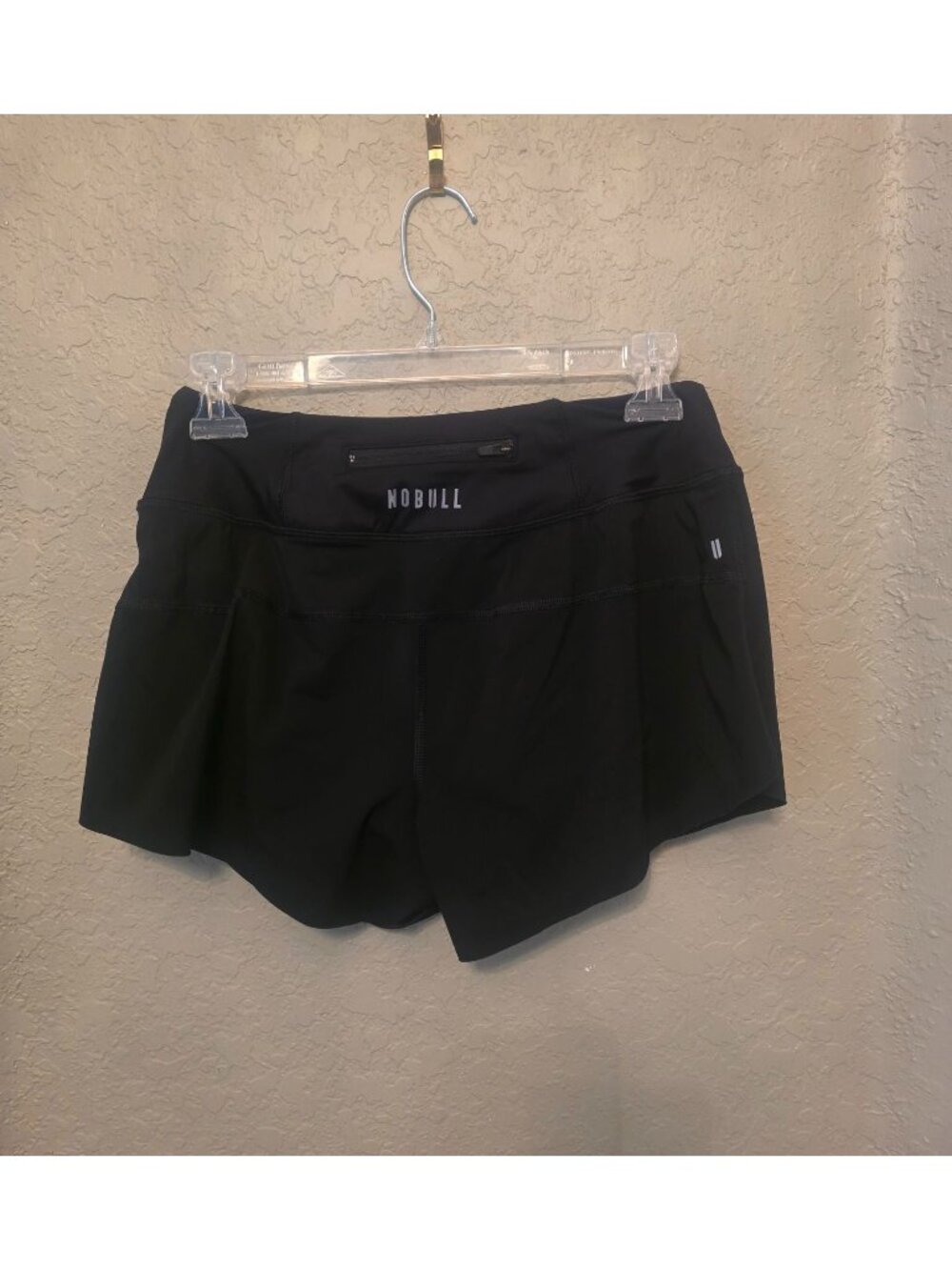 No Bull Nobull Ladies Black Lined Running Training Shorts size S EUC
